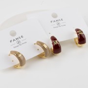 Серьги CELINE в золоте в люкс качестве